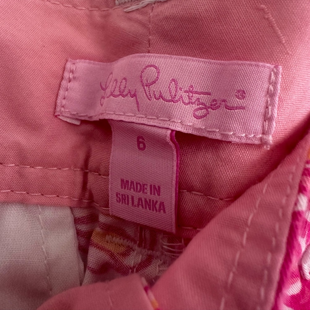 Lily Pulitzer Pink Bermuda Shorts - Picture 3 of 3